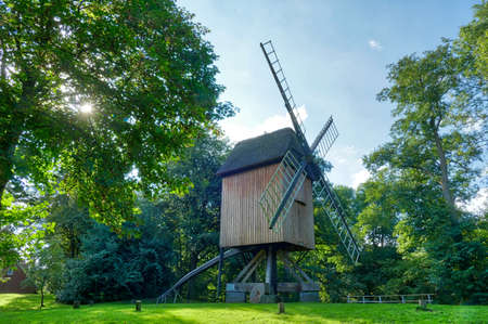 Historical windmill in Stadeの写真素材