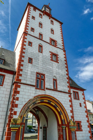 Photo of the historical Eisenturm tower in Mainzのeditorial素材