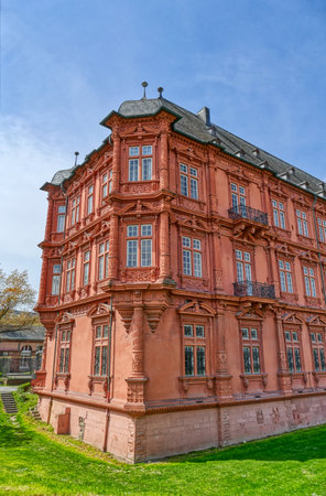 Historical electoral castle in Mainzのeditorial素材