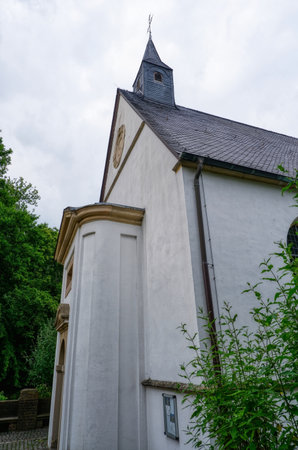 Chapel of a historical castle in Hertenの写真素材