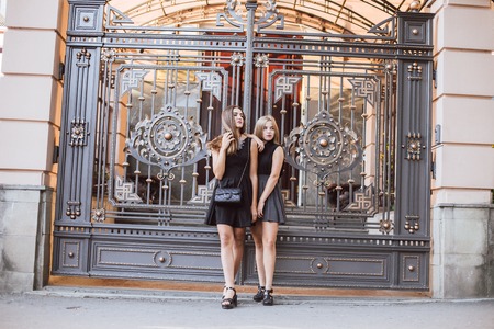 two girls HDの写真素材