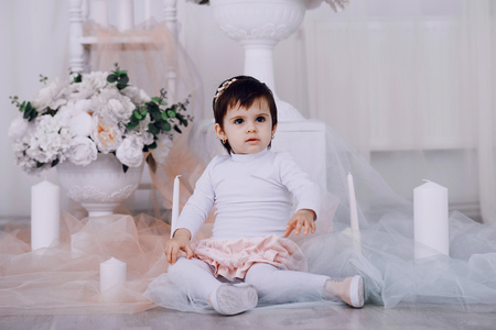 little girl HDの写真素材