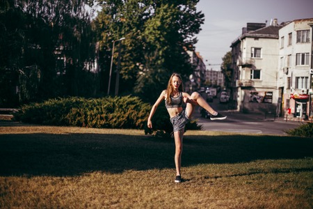 sports girl HDの写真素材