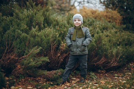 Boy in park