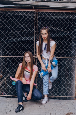 Girl with skates