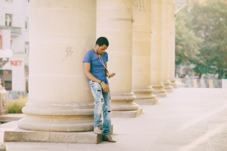 the guy with the phone