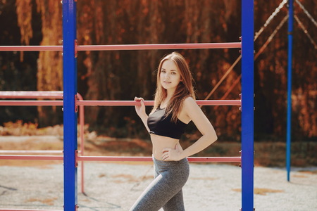 woman in park
