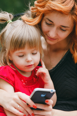 mom and daughteの写真素材