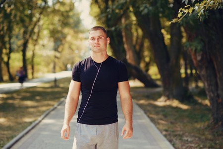 man  in park