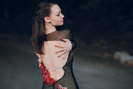 girls in nature