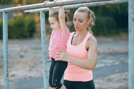 mother and daughterの写真素材
