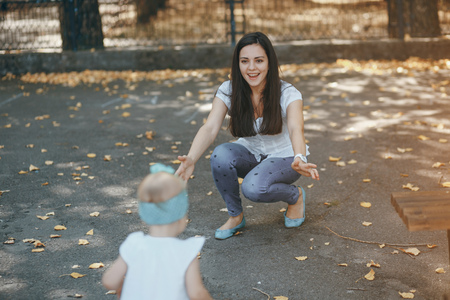 mom with daughterの写真素材