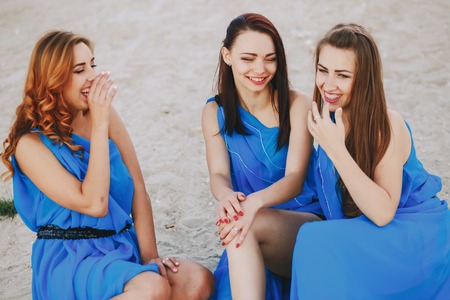 girls in natureの写真素材