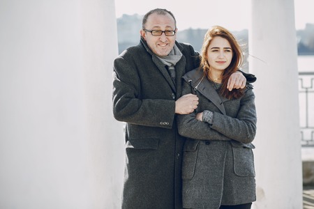 father and daughterの写真素材