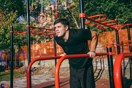 man at the gym