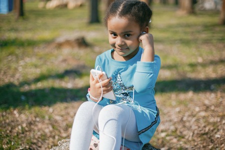 girl in park