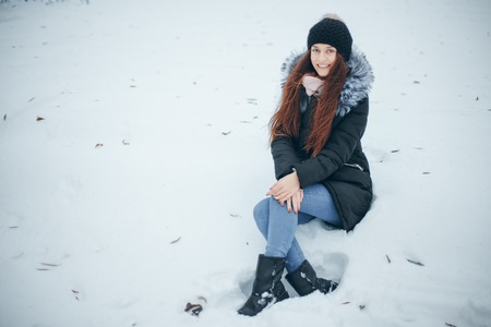 girl in cityの写真素材