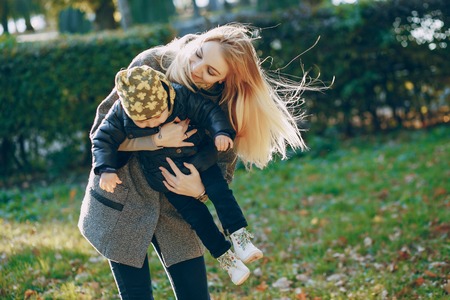 mom and daughterの写真素材