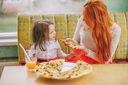 mother with daughterの写真素材