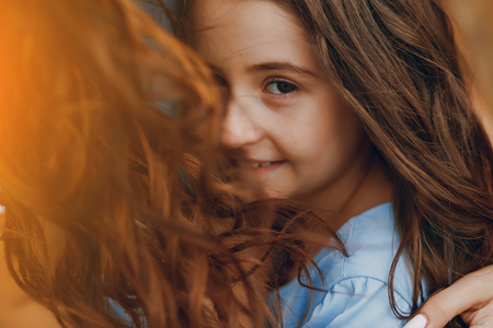 adorable little girlの写真素材