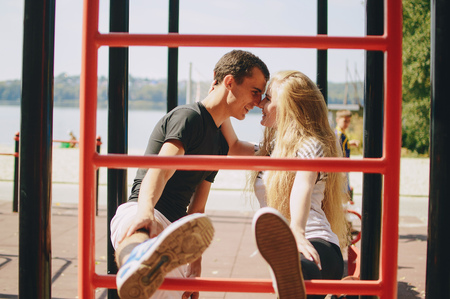 couple doing sporty activities together