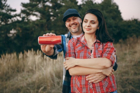 couple in a park