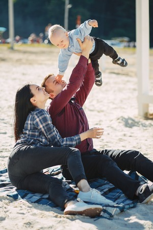 cute familyの写真素材