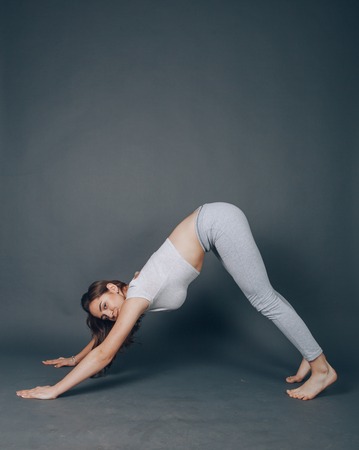 girl in studioの写真素材