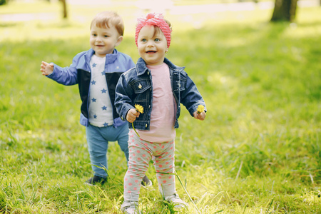 children in a park