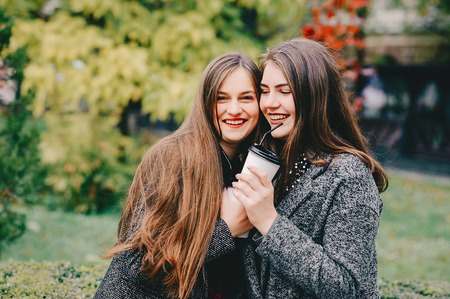 two elegant girls