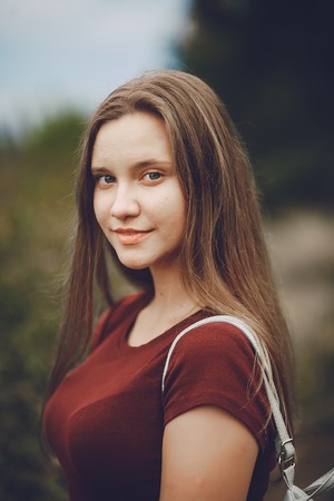 girl in the park