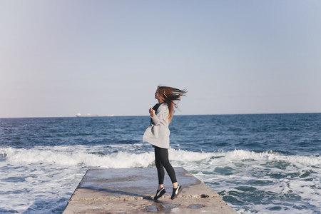 girl by the sea