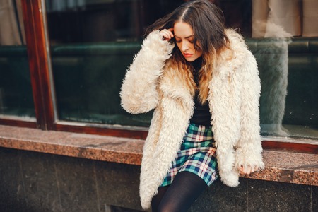 fashion girlの写真素材