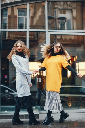 fashion girlsの写真素材