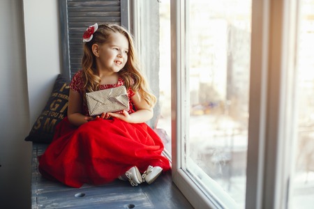 girl in studioの写真素材