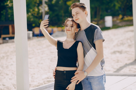 couple in loveの写真素材