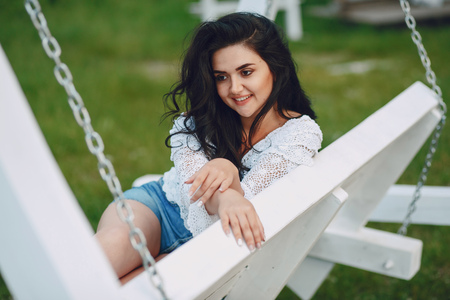 beatiful brunetteの写真素材