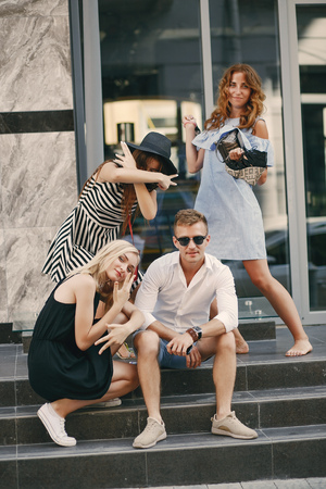 four friendsの写真素材