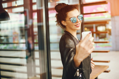 fashion girlの写真素材