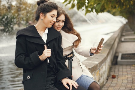 fashion girlsの写真素材