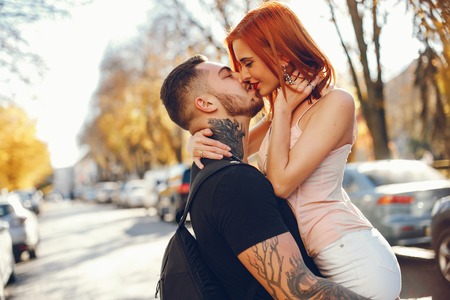 couple in a park
