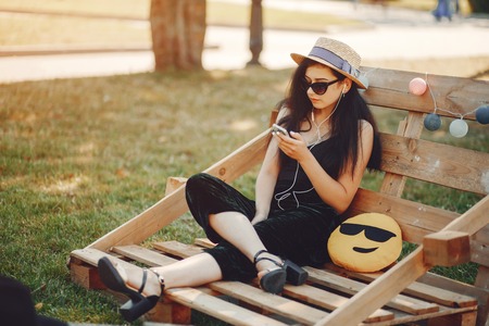 Girl in a park