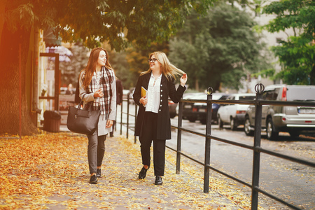 girls in the cityの写真素材