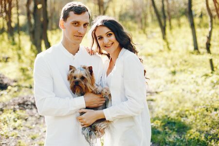 pregnant wifeの写真素材