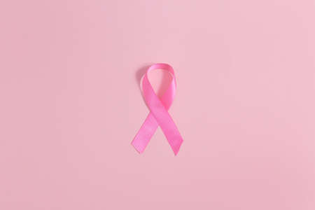 October is Breast Cancer Awareness Month. Pink ribbon to support women with cancer. World Cancer Day...