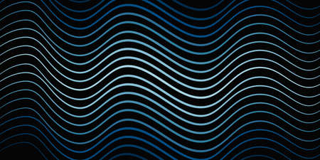 Geometric design with gradient of curves and colors. Flow line digital technology, smooth particle...