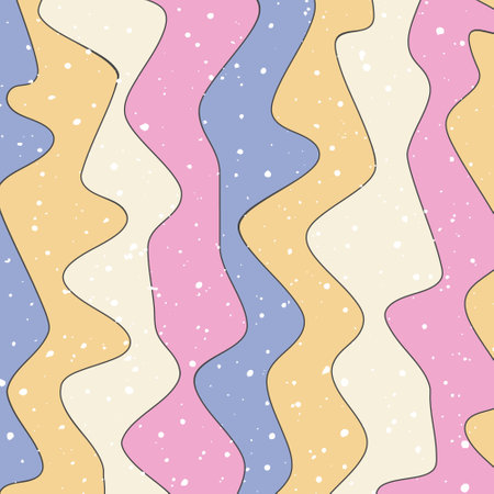 Groovy abstract wavy background in hippie style 60-70s. Vintage pastel colors retro backdrop....