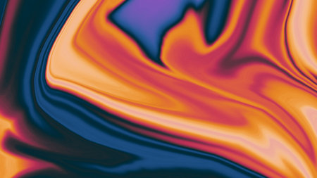 Abstract gradient background. y2k futuristic design. Colorful liquid metal, retro backdrop. Melting...