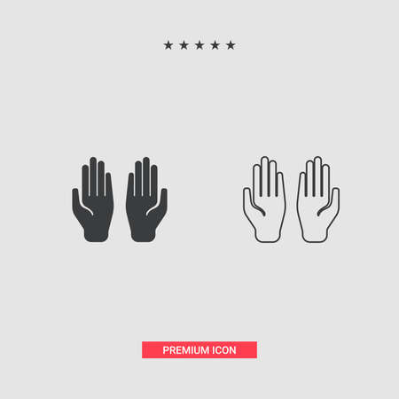 Islamic Fill And Line Art Icons Set. Ramadan Kareem Vector Icons.のイラスト素材