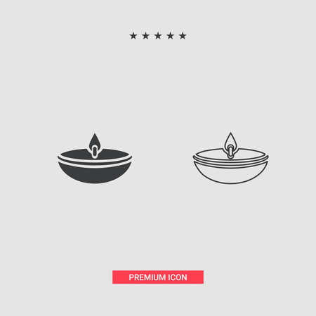 Islamic Fill And Line Art Icons Set. Ramadan Kareem Vector Icons.のイラスト素材